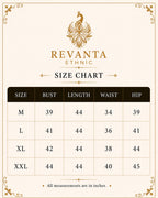 Revanta Dark Peach Vertican Kurta Palazzo Set Featuring V-Neck and Elegant Embroidery on the Neck, Body & Sleeves